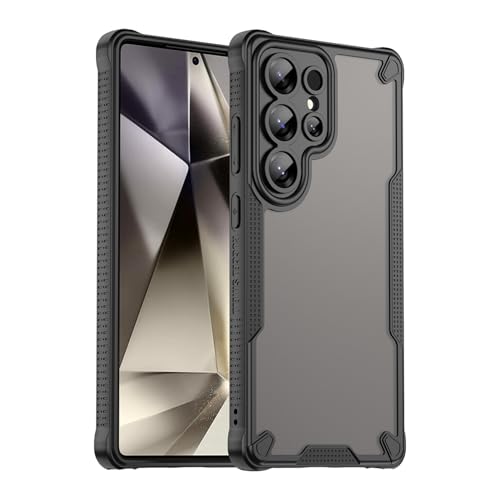 TailTech Hülle für Samsung Galaxy S25 Ultra, halbtransparenter gefroster PC-Rücken und TPU-Rahmen, Handyhülle für Samsung S25 Ultra, Schwarz TailTech Hülle für Samsung Galaxy S25 Ultra, halbtransparenter gefroster PC-Rücken und TPU-Rahmen, Handyhülle für Samsung S25 Ultra, Schwarz von TailTech