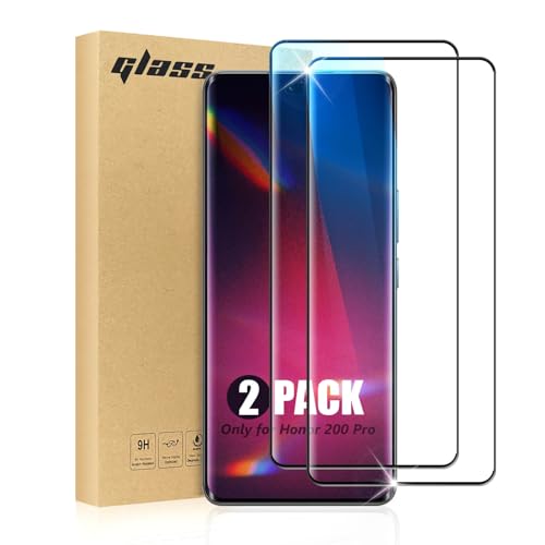 TailTech Panzer Schutz Glas für HONOR 200 Pro Schutzfolien, 3D Vollabdeckung Gebogenes Schutzfolie für HONOR 200 Pro, Schutzglas Displayschutzfolie für HONOR 200 Pro, 2er-Pack TailTech Panzer Schutz Glas für HONOR 200 Pro Schutzfolien, 3D Vollabdeckung Gebogenes Schutzfolie für HONOR 200 Pro, Schutzglas Displayschutzfolie für HONOR 200 Pro, 2er-Pack von TailTech
