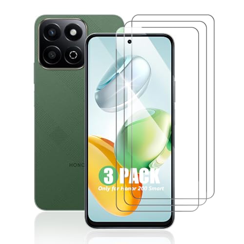 TailTech Panzer Schutz Glas für HONOR 200 Smart - 3er-Pack hochtransparente Schutzfolien - 9H Hartglas - 3 Stück TailTech Panzer Schutz Glas für HONOR 200 Smart - 3er-Pack hochtransparente Schutzfolien - 9H Hartglas - 3 Stück von TailTech