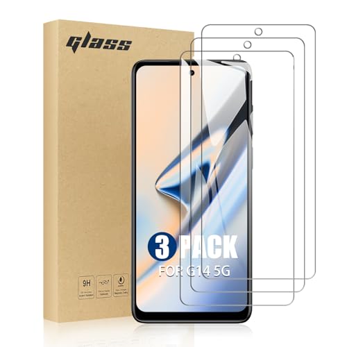 TailTech Panzer Schutz Glas für Moto G14 Schutzfolien, 3er-Pack hochtransparente Schutzfolien für Moto G14 für Panzerglas, Schutzglas Displayschutzfolie für Motorola G14 von TailTech