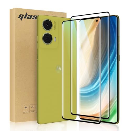 TailTech Panzer Schutz Glas für Moto G85 Schutzfolien, 3D Vollabdeckung Gebogenes Schutzfolie für Moto G85, Schutzglas Displayschutzfolie für Motorola G85, 2er-Pack TailTech Panzer Schutz Glas für Moto G85 Schutzfolien, 3D Vollabdeckung Gebogenes Schutzfolie für Moto G85, Schutzglas Displayschutzfolie für Motorola G85, 2er-Pack von TailTech