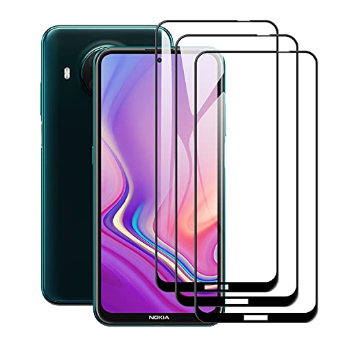 TailTech Panzer Schutz Glas für Nokia X10/X20, 3er-Pack Vollabdeckung Schutzfolien für Nokia X10/X20 für Panzerglas, Schutzglas Displayschutzfolie für Nokia X10/X20,Rand-zu-Rand Schutz TailTech Panzer Schutz Glas für Nokia X10/X20, 3er-Pack Vollabdeckung Schutzfolien für Nokia X10/X20 für Panzerglas, Schutzglas Displayschutzfolie für Nokia X10/X20,Rand-zu-Rand Schutz von TailTech