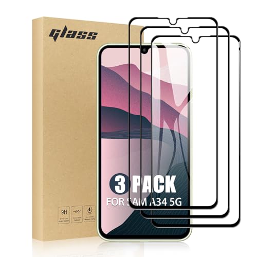 TailTech Panzer Schutz Glas für Samsung Galaxy A34, 3er-Pack Vollabdeckung Schutzfolien für Samsung A34 für Panzerglas, Schutzglas Displayschutzfolie für Samsung Galaxy A34,Rand-zu-Rand Schutz TailTech Panzer Schutz Glas für Samsung Galaxy A34, 3er-Pack Vollabdeckung Schutzfolien für Samsung A34 für Panzerglas, Schutzglas Displayschutzfolie für Samsung Galaxy A34,Rand-zu-Rand Schutz von TailTech