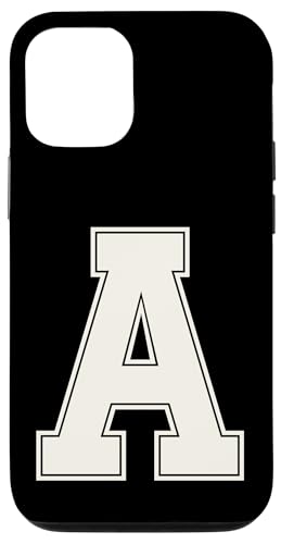 Collegiate Buchstabe A Monogramm Varsity Block Initial Alphabet Hülle für iPhone 12/12 Pro Collegiate Buchstabe A Monogramm Varsity Block Initial Alphabet Hülle für iPhone 12/12 Pro von Tailgate Tees