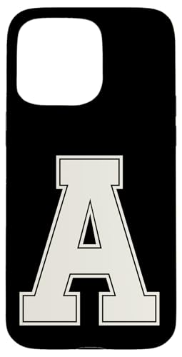 Collegiate Buchstabe A Monogramm Varsity Block Initial Alphabet Hülle für iPhone 15 Pro Max Collegiate Buchstabe A Monogramm Varsity Block Initial Alphabet Hülle für iPhone 15 Pro Max von Tailgate Tees