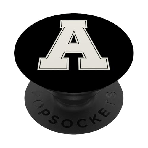 Collegiate Buchstabe A Monogramm Varsity Block Initial Alphabet PopSockets Klebender PopGrip Collegiate Buchstabe A Monogramm Varsity Block Initial Alphabet PopSockets Klebender PopGrip von Tailgate Tees