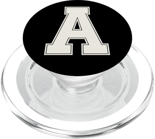 Collegiate Buchstabe A Monogramm Varsity Block Initial Alphabet PopSockets PopGrip für MagSafe Collegiate Buchstabe A Monogramm Varsity Block Initial Alphabet PopSockets PopGrip für MagSafe von Tailgate Tees