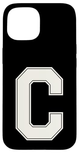 Collegiate Buchstabe C Monogramm Varsity Block Initiale Alphabet Hülle für iPhone 15 Collegiate Buchstabe C Monogramm Varsity Block Initiale Alphabet Hülle für iPhone 15 von Tailgate Tees