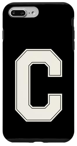 Collegiate Buchstabe C Monogramm Varsity Block Initiale Alphabet Hülle für iPhone 7 Plus/8 Plus Collegiate Buchstabe C Monogramm Varsity Block Initiale Alphabet Hülle für iPhone 7 Plus/8 Plus von Tailgate Tees
