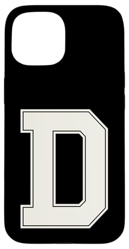 Collegiate Buchstabe D Monogramm Varsity Block Initiale Alphabet Hülle für iPhone 15 Collegiate Buchstabe D Monogramm Varsity Block Initiale Alphabet Hülle für iPhone 15 von Tailgate Tees