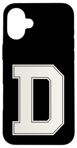 Collegiate Buchstabe D Monogramm Varsity Block Initiale Alphabet Hülle für iPhone 16 Plus Collegiate Buchstabe D Monogramm Varsity Block Initiale Alphabet Hülle für iPhone 16 Plus von Tailgate Tees