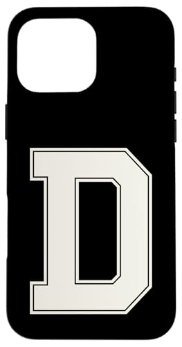 Collegiate Buchstabe D Monogramm Varsity Block Initiale Alphabet Hülle für iPhone 16 Pro Max Collegiate Buchstabe D Monogramm Varsity Block Initiale Alphabet Hülle für iPhone 16 Pro Max von Tailgate Tees