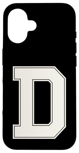 Collegiate Buchstabe D Monogramm Varsity Block Initiale Alphabet Hülle für iPhone 16 Collegiate Buchstabe D Monogramm Varsity Block Initiale Alphabet Hülle für iPhone 16 von Tailgate Tees