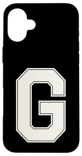 Collegiate Buchstabe G Monogramm Varsity Block Initiale Alphabet Hülle für iPhone 16 Plus Collegiate Buchstabe G Monogramm Varsity Block Initiale Alphabet Hülle für iPhone 16 Plus von Tailgate Tees