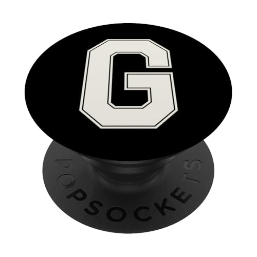 Collegiate Buchstabe G Monogramm Varsity Block Initiale Alphabet PopSockets Klebender PopGrip Collegiate Buchstabe G Monogramm Varsity Block Initiale Alphabet PopSockets Klebender PopGrip von Tailgate Tees
