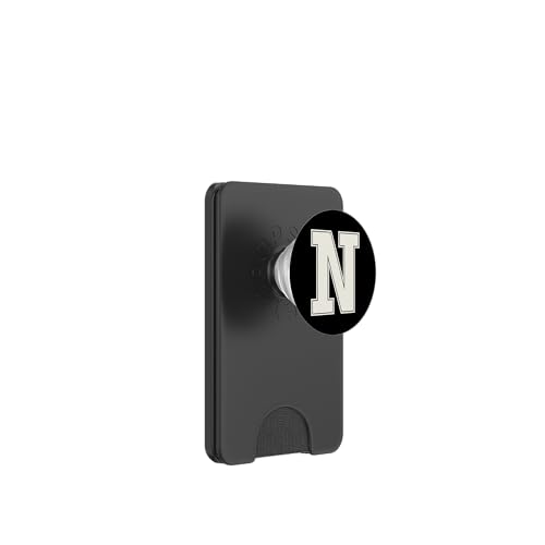 Collegiate Buchstabe N Monogramm Varsity Block Initiale Alphabet PopSockets PopWallet für MagSafe Collegiate Buchstabe N Monogramm Varsity Block Initiale Alphabet PopSockets PopWallet für MagSafe von Tailgate Tees