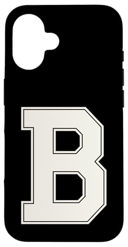 Collegiate Letter B Monogramm Varsity Block Initial Alphabet Hülle für iPhone 16 Collegiate Letter B Monogramm Varsity Block Initial Alphabet Hülle für iPhone 16 von Tailgate Tees