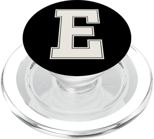 Collegiate Letter E Monogramm Varsity Block Initial Alphabet PopSockets PopGrip für MagSafe Collegiate Letter E Monogramm Varsity Block Initial Alphabet PopSockets PopGrip für MagSafe von Tailgate Tees