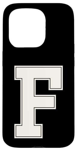 Collegiate Letter F Monogramm Varsity Block Initial Alphabet Hülle für iPhone 15 Pro Collegiate Letter F Monogramm Varsity Block Initial Alphabet Hülle für iPhone 15 Pro von Tailgate Tees