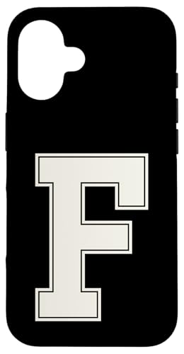 Collegiate Letter F Monogramm Varsity Block Initial Alphabet Hülle für iPhone 16 Collegiate Letter F Monogramm Varsity Block Initial Alphabet Hülle für iPhone 16 von Tailgate Tees