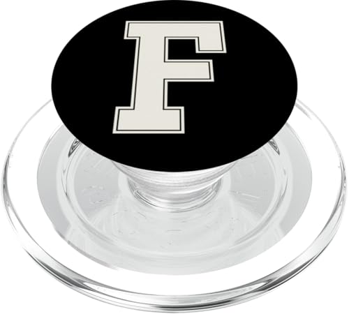 Collegiate Letter F Monogramm Varsity Block Initial Alphabet PopSockets PopGrip für MagSafe Collegiate Letter F Monogramm Varsity Block Initial Alphabet PopSockets PopGrip für MagSafe von Tailgate Tees