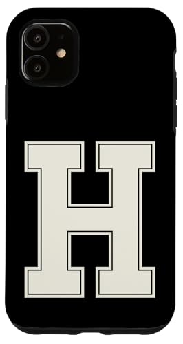 Collegiate Letter H Monogramm Varsity Block Initial Alphabet Hülle für iPhone 11 Collegiate Letter H Monogramm Varsity Block Initial Alphabet Hülle für iPhone 11 von Tailgate Tees