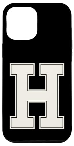 Collegiate Letter H Monogramm Varsity Block Initial Alphabet Hülle für iPhone 12 Pro Max Collegiate Letter H Monogramm Varsity Block Initial Alphabet Hülle für iPhone 12 Pro Max von Tailgate Tees
