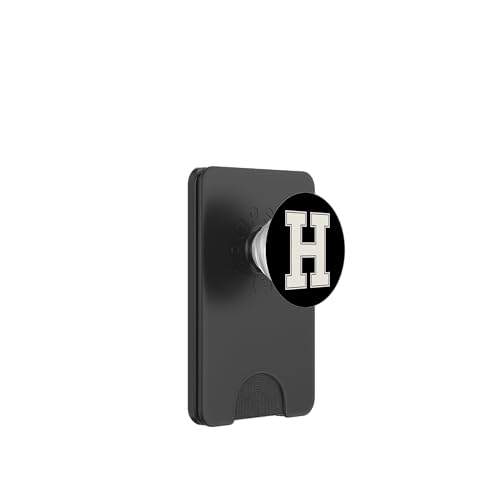 Collegiate Letter H Monogramm Varsity Block Initial Alphabet PopSockets PopWallet für MagSafe Collegiate Letter H Monogramm Varsity Block Initial Alphabet PopSockets PopWallet für MagSafe von Tailgate Tees