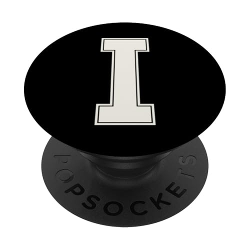 Collegiate Letter I Monogramm Varsity Block Initial Alphabet PopSockets Klebender PopGrip Collegiate Letter I Monogramm Varsity Block Initial Alphabet PopSockets Klebender PopGrip von Tailgate Tees