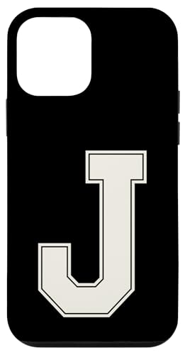 Collegiate Letter J Monogramm Varsity Block Initial Alphabet Hülle für iPhone 12 mini Collegiate Letter J Monogramm Varsity Block Initial Alphabet Hülle für iPhone 12 mini von Tailgate Tees