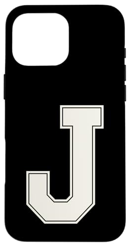 Collegiate Letter J Monogramm Varsity Block Initial Alphabet Hülle für iPhone 16 Pro Max Collegiate Letter J Monogramm Varsity Block Initial Alphabet Hülle für iPhone 16 Pro Max von Tailgate Tees