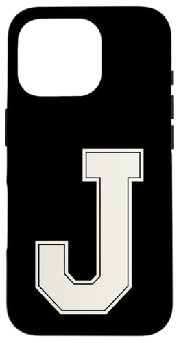 Collegiate Letter J Monogramm Varsity Block Initial Alphabet Hülle für iPhone 16 Pro Collegiate Letter J Monogramm Varsity Block Initial Alphabet Hülle für iPhone 16 Pro von Tailgate Tees