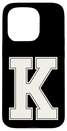 Collegiate Letter K Monogramm Varsity Block Initial Alphabet Hülle für iPhone 15 Pro Collegiate Letter K Monogramm Varsity Block Initial Alphabet Hülle für iPhone 15 Pro von Tailgate Tees