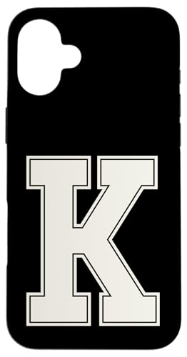 Collegiate Letter K Monogramm Varsity Block Initial Alphabet Hülle für iPhone 16 Plus Collegiate Letter K Monogramm Varsity Block Initial Alphabet Hülle für iPhone 16 Plus von Tailgate Tees