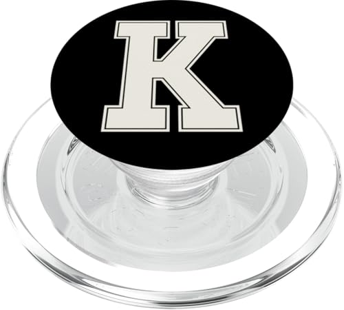 Collegiate Letter K Monogramm Varsity Block Initial Alphabet PopSockets PopGrip für MagSafe Collegiate Letter K Monogramm Varsity Block Initial Alphabet PopSockets PopGrip für MagSafe von Tailgate Tees