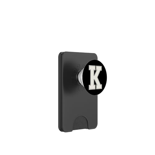 Collegiate Letter K Monogramm Varsity Block Initial Alphabet PopSockets PopWallet für MagSafe Collegiate Letter K Monogramm Varsity Block Initial Alphabet PopSockets PopWallet für MagSafe von Tailgate Tees