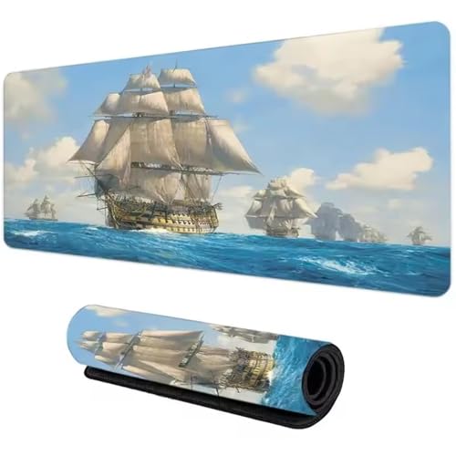 Blaues Meer Gaming Mouse Pad Large Mouse Mat,600x400x3mm Washable Laptop Desk Pad,with Non-Slip Rubber Base and Durable Stitched Edge,Extended Mousepad XXL for Office/Gaming Blaues Meer Gaming Mouse Pad Large Mouse Mat,600x400x3mm Washable Laptop Desk Pad,with Non-Slip Rubber Base and Durable Stitched Edge,Extended Mousepad XXL for Office/Gaming von Tainrun