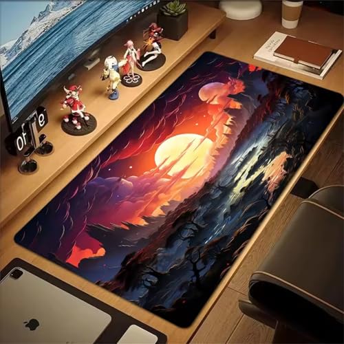 Gelber Mond Gaming Mouse Pad Large Mouse Mat,1500x800x3mm Washable Laptop Desk Pad,with Non-Slip Rubber Base and Durable Stitched Edge,Extended Mousepad XXL for Office/Gaming Gelber Mond Gaming Mouse Pad Large Mouse Mat,1500x800x3mm Washable Laptop Desk Pad,with Non-Slip Rubber Base and Durable Stitched Edge,Extended Mousepad XXL for Office/Gaming von Tainrun