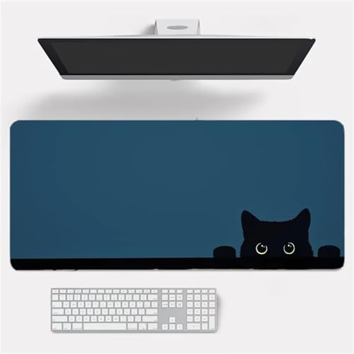 Katze niedlich Cartoon Gaming Mauspad XXL - Extended Large Mouse Mat - Multifunktionales Tastatur Pad - Schreibtischunterlage - Schreib Mat Geeignet for Computer,Office von Tainrun