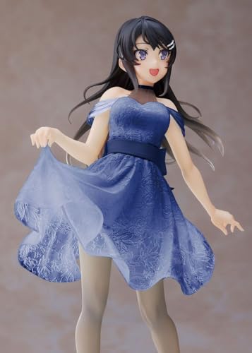 Rascal Does Not Dream of Bunny Girl Senpai statuette PVC Mai Sakurajima Clear Dress Ver. Renewal Edition 20 cm von Taito