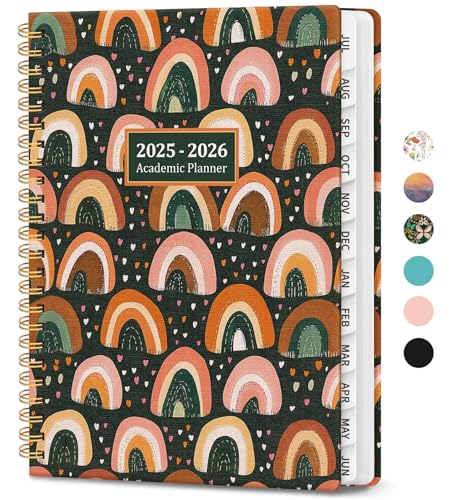 Planer 2025-2026, akademisches Jahr, Monats- und Wochenkalender, Juli 2025 - Juni 2026, Hardcover Spiralbindung, Organizer mit Registerkarten und Innentasche, ideal für Lehrer und Studenten, 16 x 21,6 Planer 2025-2026, akademisches Jahr, Monats- und Wochenkalender, Juli 2025 - Juni 2026, Hardcover Spiralbindung, Organizer mit Registerkarten und Innentasche, ideal für Lehrer und Studenten, 16 x 21,6 von Taja