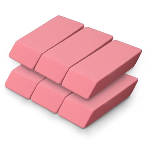 Taja Radiergummi, Klassenzimmer-Set für Kinder, Lehrer als Schul- und Bürobedarf, Rosa, 6 Stück Taja Radiergummi, Klassenzimmer-Set für Kinder, Lehrer als Schul- und Bürobedarf, Rosa, 6 Stück von Taja