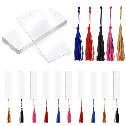 Blanko Lesezeichen Acryl 20 Stück DIY Acryl Lesezeichen Rohlinge mit Guaste Transparente Blanko Leere Craft Bookmark für DIY Geschenkanhänger Blanko Lesezeichen Acryl 20 Stück DIY Acryl Lesezeichen Rohlinge mit Guaste Transparente Blanko Leere Craft Bookmark für DIY Geschenkanhänger von TakFree