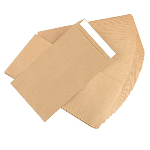 Papiertüten Klein Geschenktüten 100 Stk Kleine Braune Umschläge Selbstklebende Mini Briefumschläge Papiertüten für Münzen-10 * 6 cm Papiertüten Klein Geschenktüten 100 Stk Kleine Braune Umschläge Selbstklebende Mini Briefumschläge Papiertüten für Münzen-10 * 6 cm von TakFree
