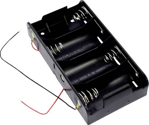 Takachi SN 1-4 Batteriehalter 4x Mono (D) Kabel (L x B x H) 137.4 x 71.6 x 28.5mm von Takachi