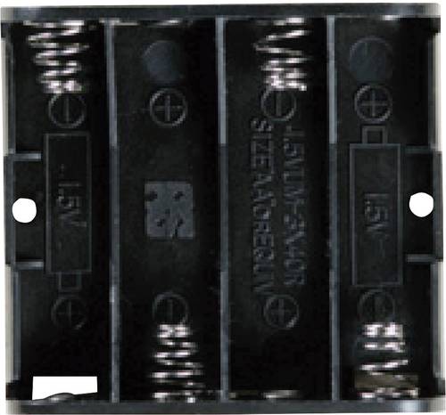 Takachi SN34S Batteriehalter 4x Mignon (AA) Druckknopfanschluss (L x B x H) 61.9 x 57.2 x 15mm von Takachi