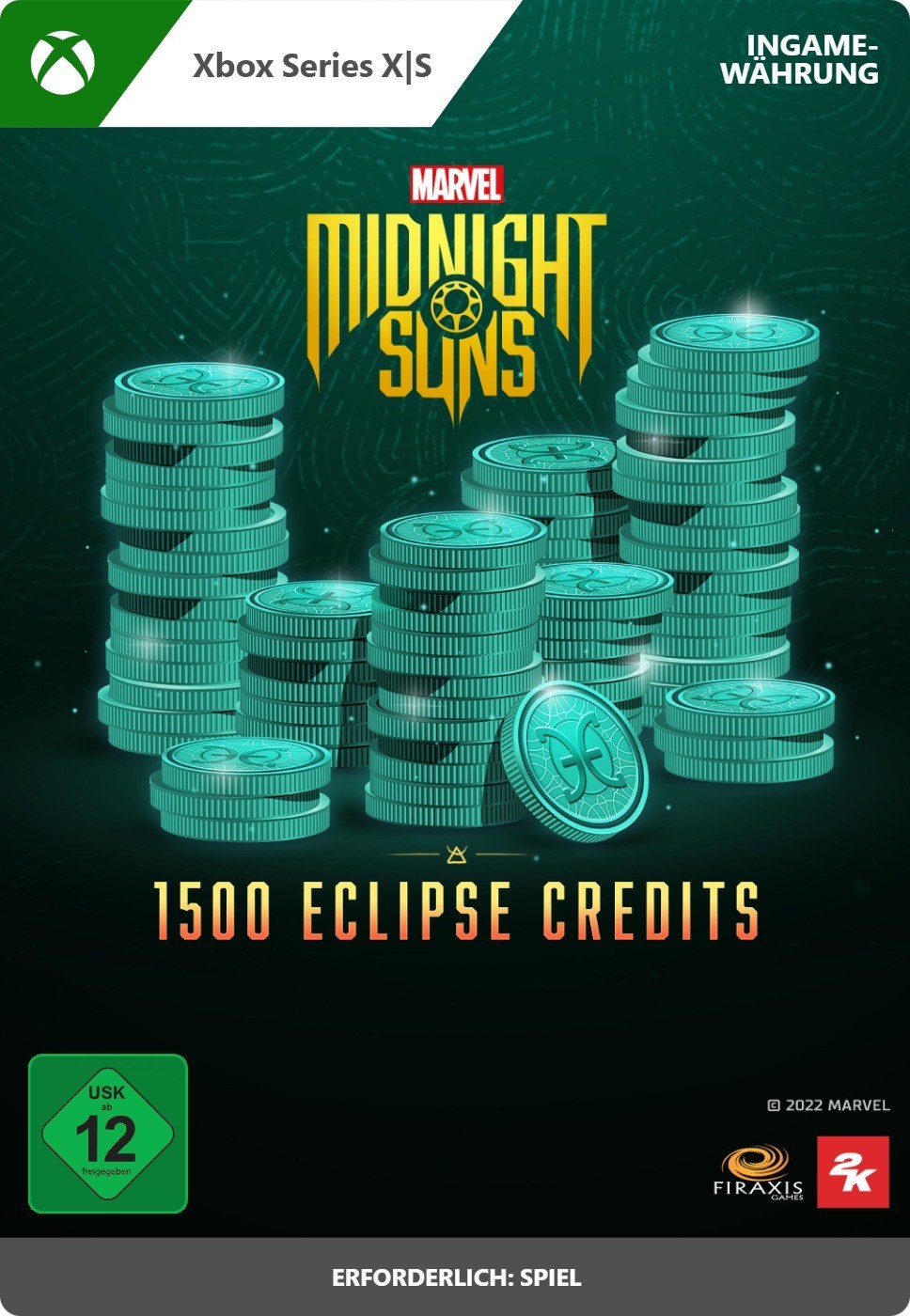 1500 Eclipse Credits - Marvel's Midnight Suns 1500 Eclipse Credits - Marvel's Midnight Suns von Take Two Interactive
