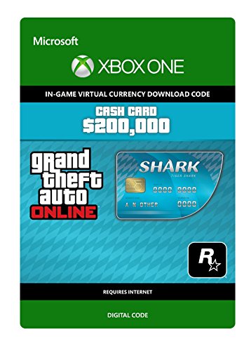 Grand Theft Auto Online | GTA V Tiger Shark Cash Card | 200,000 GTA-Dollars | Xbox One Download Code von Take-Two