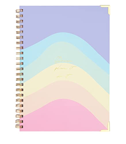Takenote Dreambook Cute Notizbuch A4 19,5 x 25,5 cm liniert innen 192 Seiten Wire-O-Cover inkl. Kantenschutz und mikroperforierten Agenda von Takenote