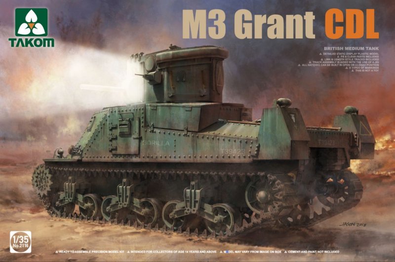 British Medium Tank M3 Grant CDL von Takom